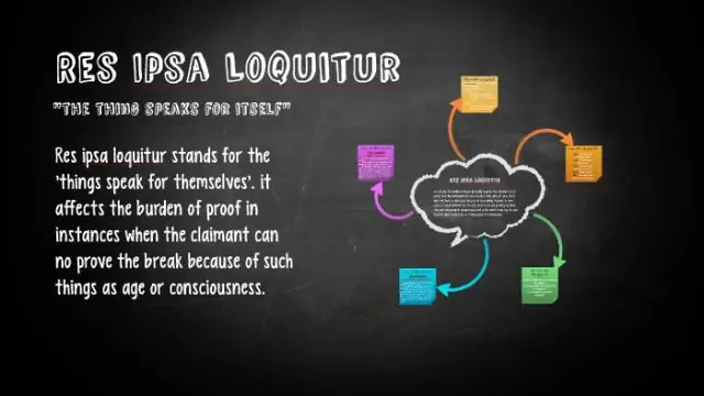 Res ipsa loquitur -ийн элементүүд юу вэ?