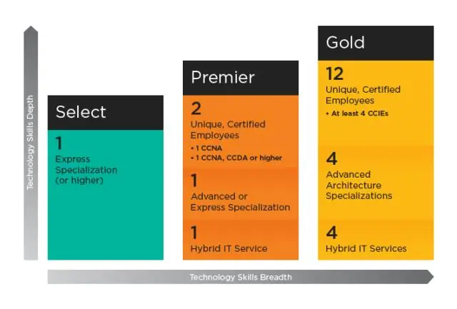 Quels sont les niveaux des partenaires Cisco ?