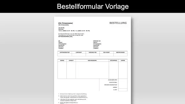 Apa itu formulir pemesanan internal?