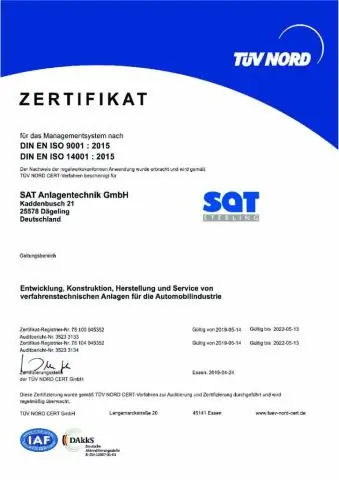 Hva er et 2.1-materialsertifikat?