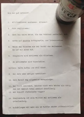 Wie schreibt man ein gutes Ergebnis?