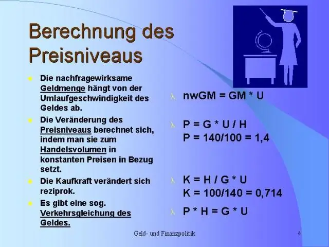 Comment le niveau des prix est-il calculé ?