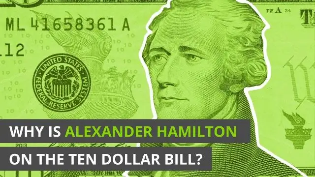 Kodėl Hamiltonas turi 10 USD?