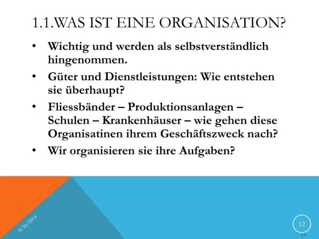 Was ist klassische Organisationstheorie?