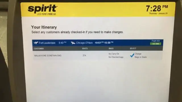 Hoe check ik online in voor Spirit Airlines?