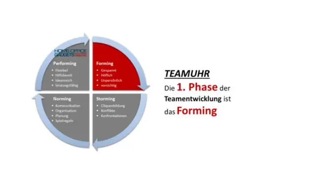 Was sind die 4 Phasen eines Projekts?