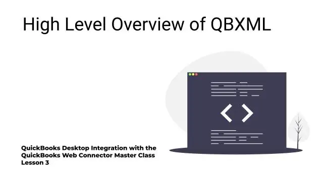 Wat is Qbxml?