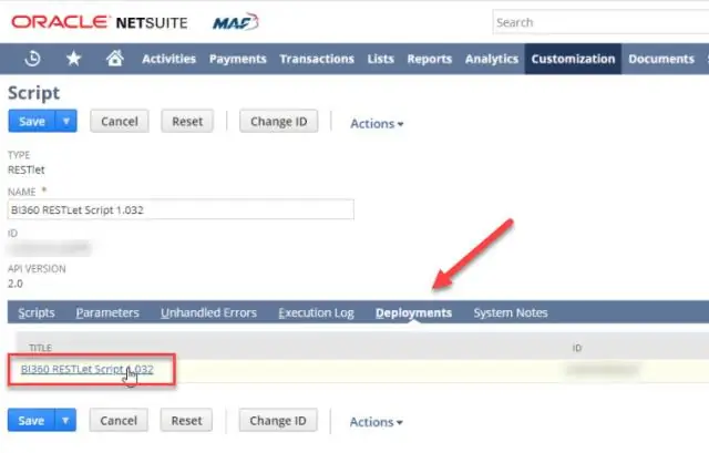 ฉันจะสร้าง RESTlet ใน NetSuite ได้อย่างไร