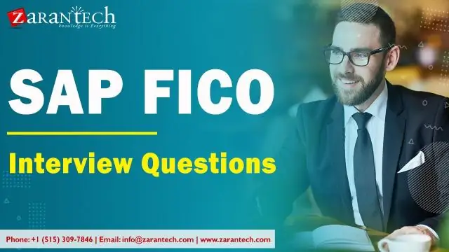 SAP FICO үшін сұхбат сұрақтары қандай?